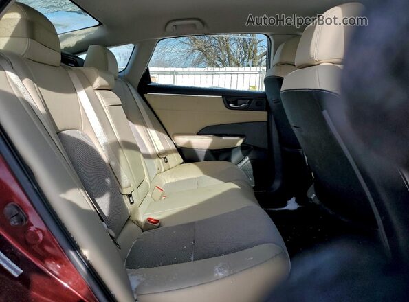 JHMZC5F19JC011508 2018 HONDA CLARITY Burgundy 