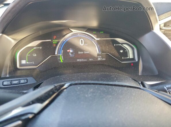 JHMZC5F34KC004808 2019 HONDA CLARITY Silver Widok zestawu wskaźników