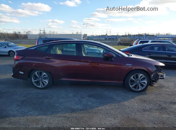 JHMZC5F39JC021487 2018 HONDA CLARITY Красный Вид задней части салона