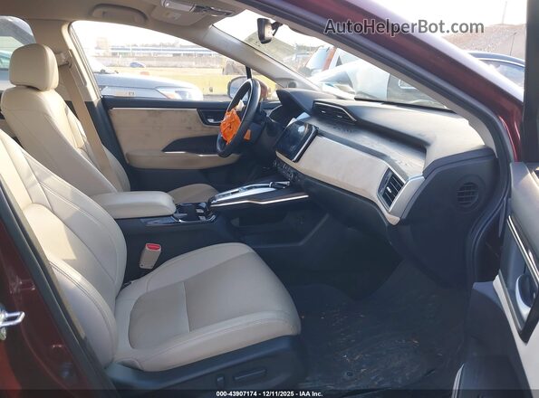 JHMZC5F39JC021487 2018 HONDA CLARITY Красный Вид салона спереди