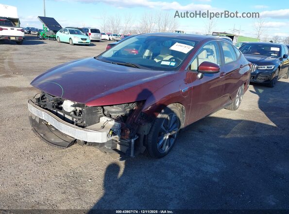 JHMZC5F39JC021487 2018 HONDA CLARITY Красный Передняя левая четверть
