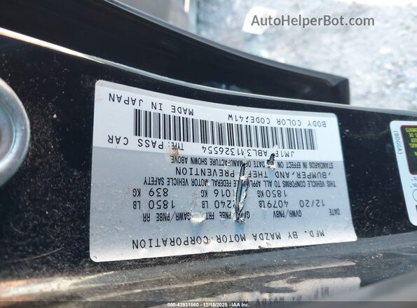 JM1BPABL3M1326554 2021 MAZDA 3 Black Widok komory silnika