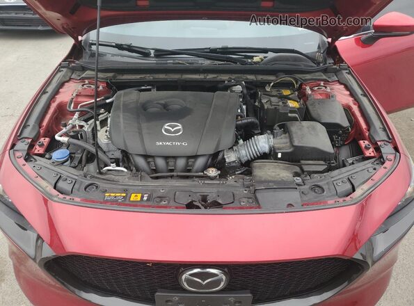 JM1BPALL8N1520092 2022 MAZDA 3 Red უკანა სალონის ხედი