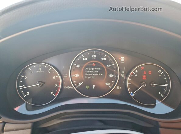 JM1BPALM6R1711895 2024 MAZDA 3 Gray Widok zestawu wskaźników