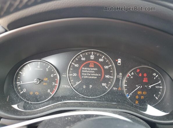 JM1BPALM8P1617157 2023 MAZDA 3 Белый Вид щитка приборов