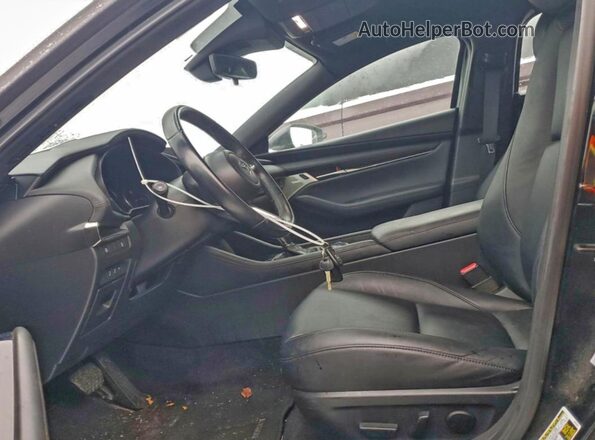 JM1BPAMM0L1160109 2020 MAZDA 3 Black წინა სალონის ხედი