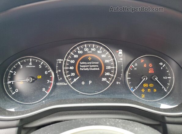 JM1BPAMM7L1148197 2020 MAZDA 3 Red Սարքավորումների վահանակի տեսք