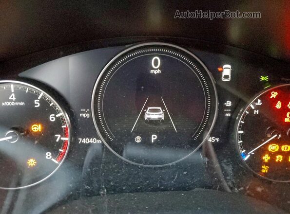 JM1BPAMM9L1170606 2020 MAZDA 3 Gray Вид щитка приладів