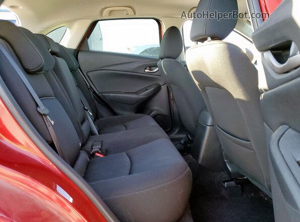 JM1DKDB70L1464885 2020 MAZDA CX-3 Red უკანა სავარძლების ხედი