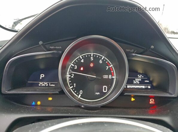 JM1DKDB74M1515547 2021 MAZDA CX-3 Black Widok zestawu wskaźników