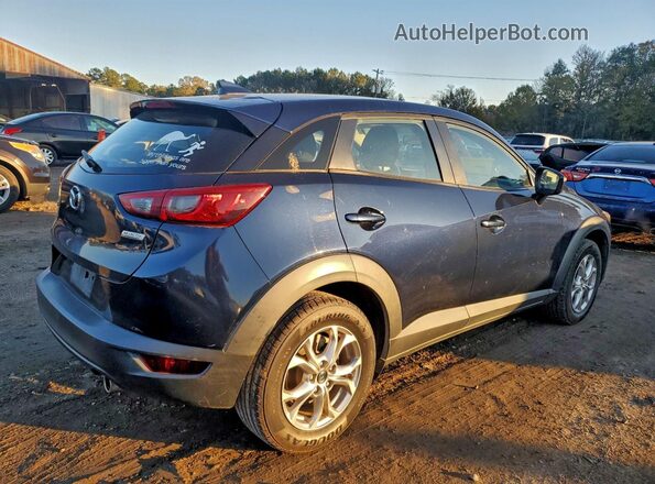 JM1DKDB77K1453638 2019 MAZDA CX-3 Blue უკანა მარჯვენა