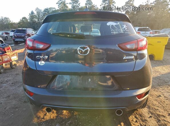 JM1DKDB77K1453638 2019 MAZDA CX-3 Blue უკანა ხედი