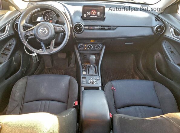 JM1DKDB77K1453638 2019 MAZDA CX-3 Blue წინა პანელის ხედი