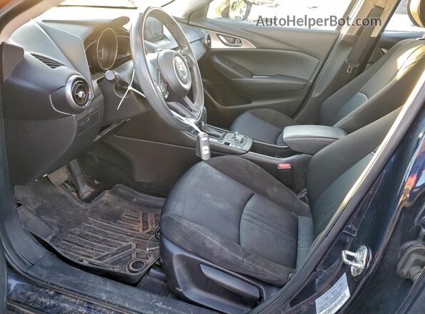 JM1DKDB77K1453638 2019 MAZDA CX-3 Blue წინა სალონის ხედი