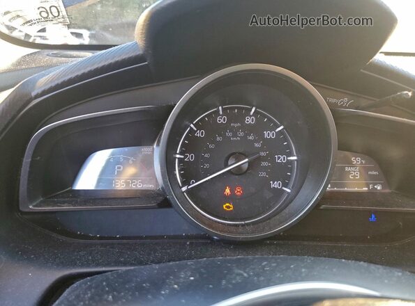 JM1DKDB77K1453638 2019 MAZDA CX-3 Blue ხელსაწყოთა პანელის ხედი
