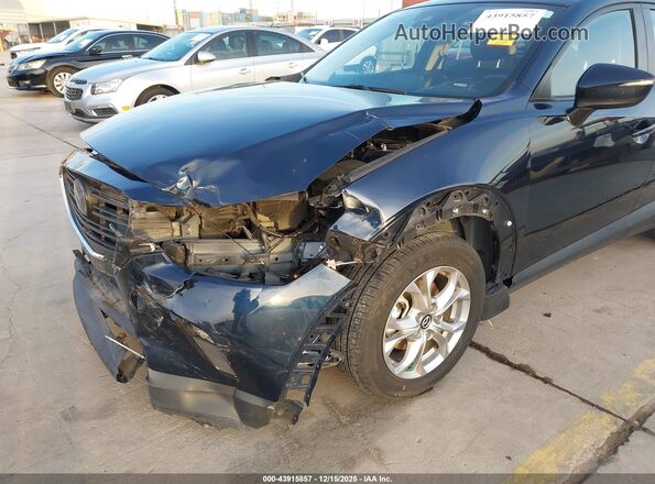 JM1DKDB77M1513730 2021 MAZDA CX-3 Синий Вид спереди