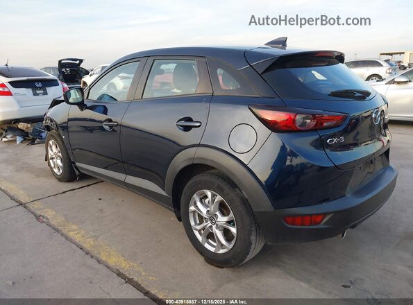 JM1DKDB77M1513730 2021 MAZDA CX-3 Синий Задняя левая четверть