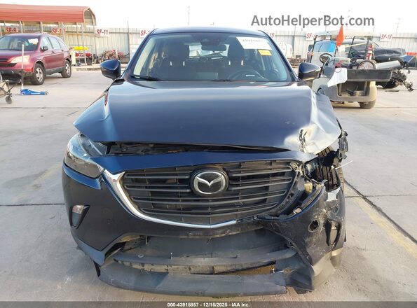 JM1DKDB77M1513730 2021 MAZDA CX-3 Синий Вид задней части салона