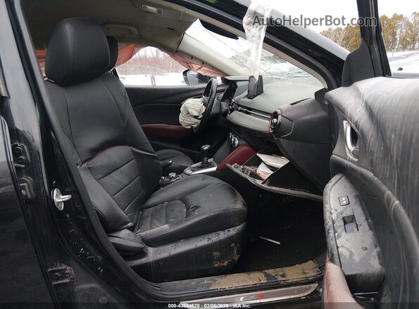 JM1DKFC74J0320009 2018 MAZDA CX-3 Black Widok wnętrza z przodu