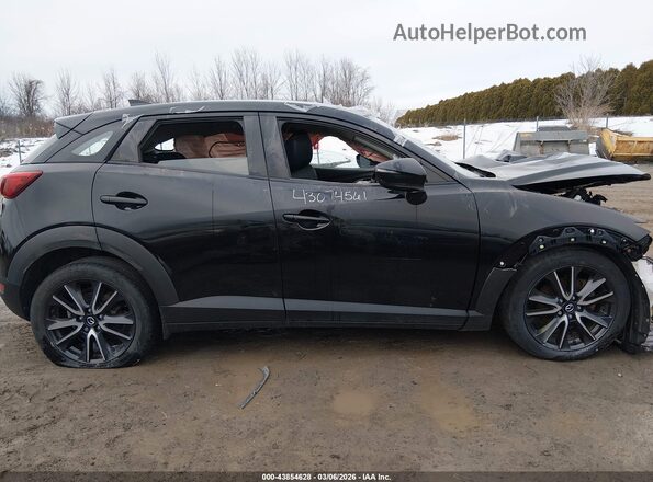 JM1DKFC74J0320009 2018 MAZDA CX-3 Black Widok wnętrza z tyłu