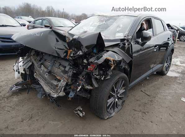 JM1DKFC74J0320009 2018 MAZDA CX-3 Black Przód lewy
