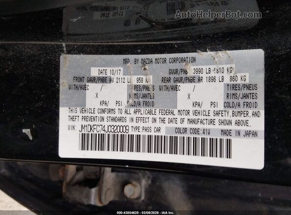 JM1DKFC74J0320009 2018 MAZDA CX-3 Black Widok komory silnika