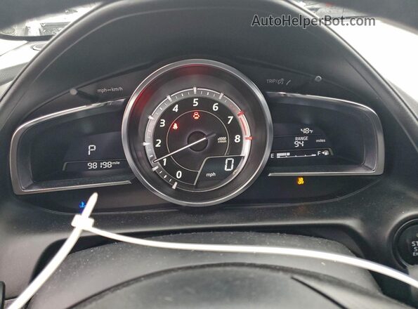 JM1DKFD72H0164948 2017 MAZDA CX-3 Серый Вид щитка приборов