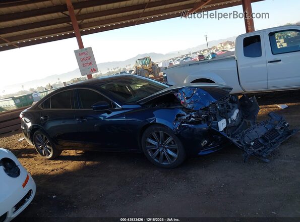 JM1GL1TY2L1524567 2020 MAZDA 6 Dark Blue Widok wnętrza z tyłu