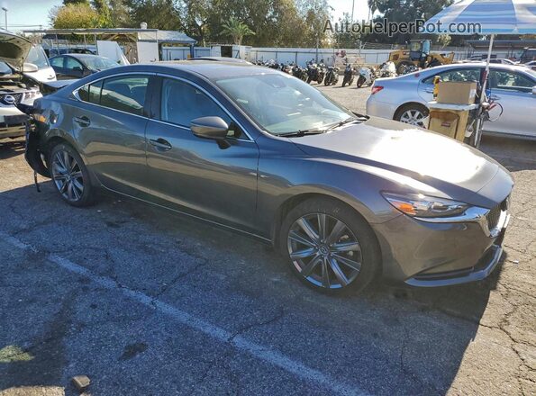 JM1GL1TY5M1601661 2021 MAZDA 6 Black Delantero derecho