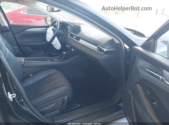 JM1GL1TY7J1327374 2018 MAZDA 6 Black Вид салону спереду