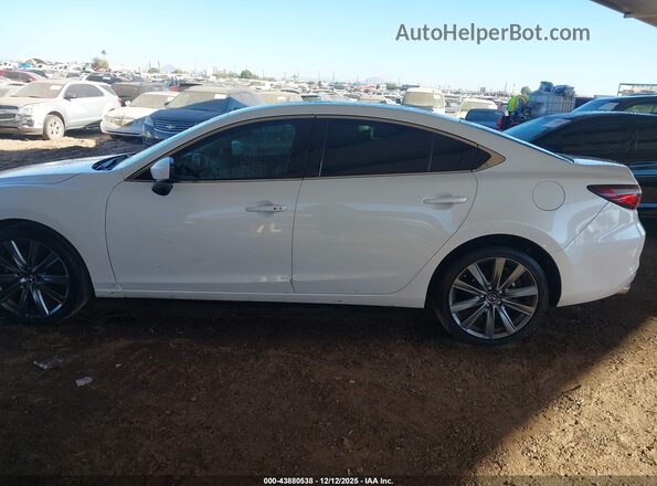 JM1GL1TY8M1618048 2021 MAZDA 6 White Vista interior trasera