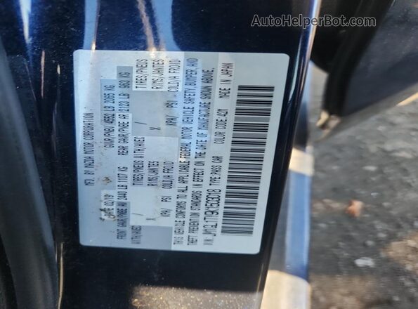JM1GL1TY9K1503018 2019 MAZDA 6 Blue Вид наклейки з VIN-кодом