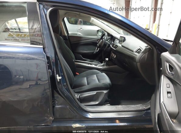 JM1GL1U53H1106272 2017 MAZDA 6 Dark Blue Widok wnętrza z przodu