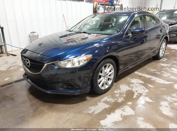 JM1GL1U53H1106272 2017 MAZDA 6 Dark Blue Przód lewy