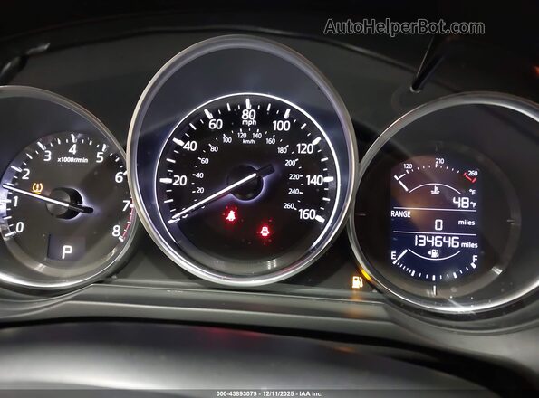 JM1GL1U53H1106272 2017 MAZDA 6 Dark Blue Widok tylnych siedzeń