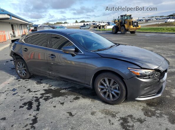 JM1GL1UM0M1608674 2021 MAZDA 6 Gray Передня права чверть