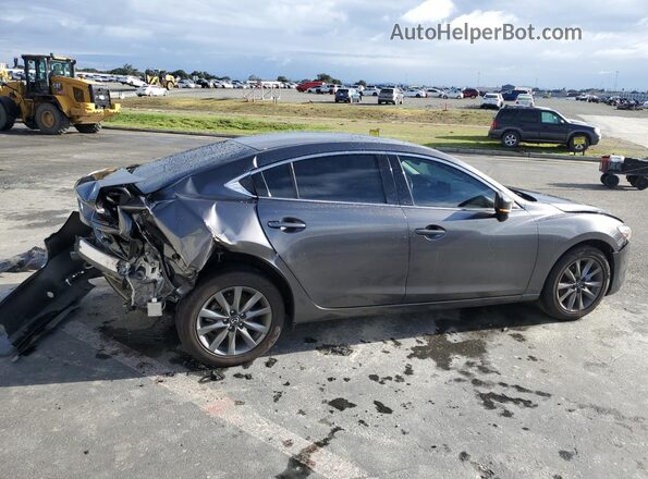 JM1GL1UM0M1608674 2021 MAZDA 6 Gray Задня права чверть