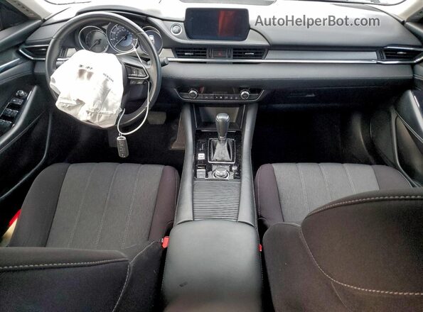 JM1GL1UM6K1509323 2019 MAZDA 6 Gray Առջևի վահանակի տեսք