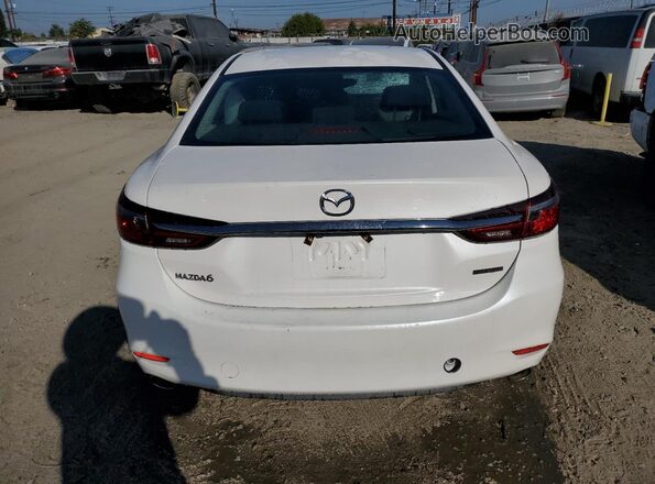 JM1GL1UM7M1601852 2021 MAZDA 6 White Вид ззаду
