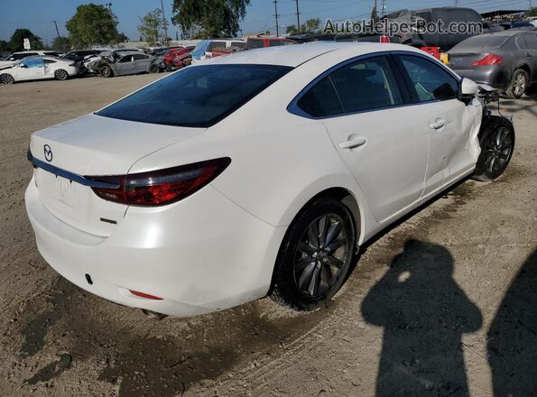 JM1GL1UM7M1601852 2021 MAZDA 6 White Задня права чверть