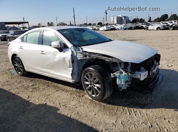 JM1GL1UM7M1601852 2021 MAZDA 6 White Передня права чверть