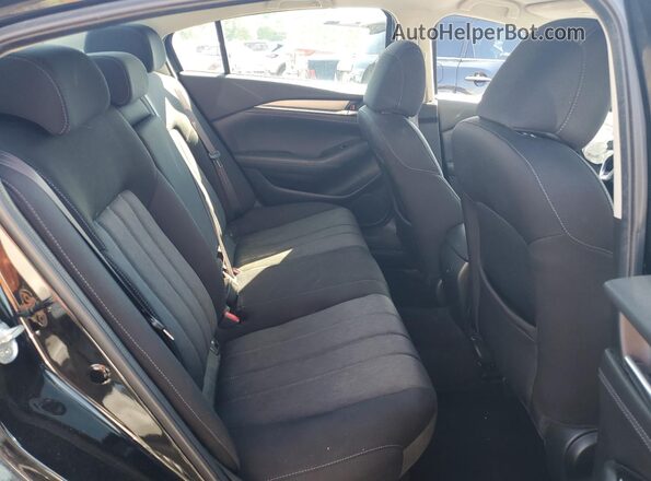 JM1GL1UMXM1613509 2021 MAZDA 6 Black Vista de los asientos traseros