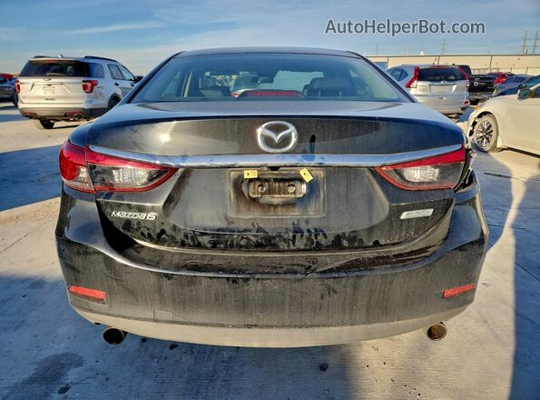 JM1GL1V59H1128694 2017 MAZDA 6 Black Հետևի տեսք