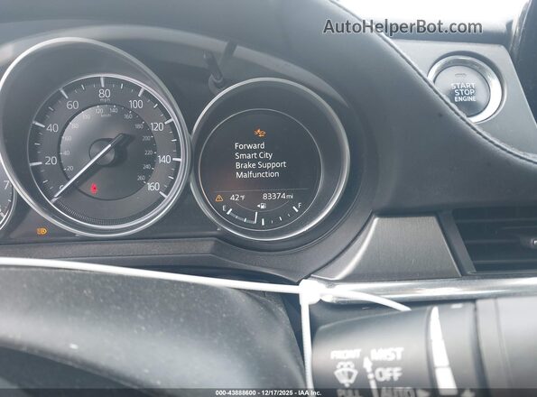 JM1GL1VM1L1527308 2020 MAZDA 6 Black Հետևի նստատեղերի տեսք