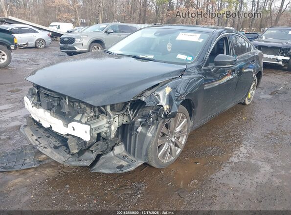 JM1GL1VM1L1527308 2020 MAZDA 6 Black Առջևի ձախ երեք քառորդ տեսարան