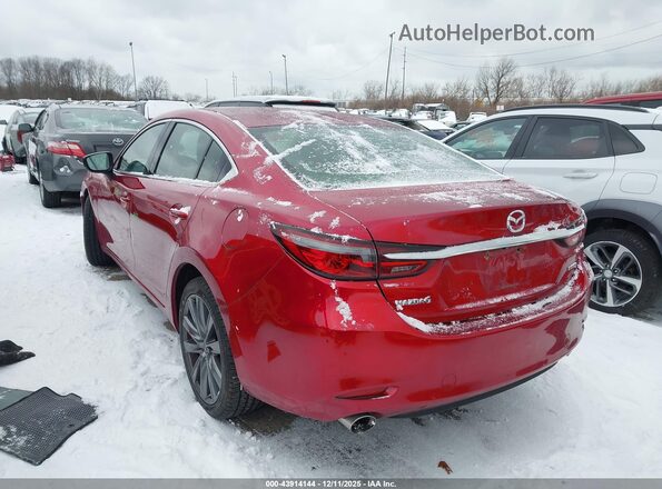 JM1GL1VM1M1616183 2021 MAZDA 6 Red Rear left