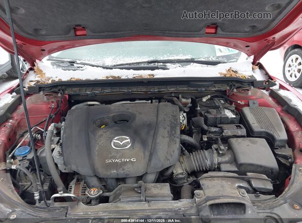 JM1GL1VM1M1616183 2021 MAZDA 6 Red Rear view