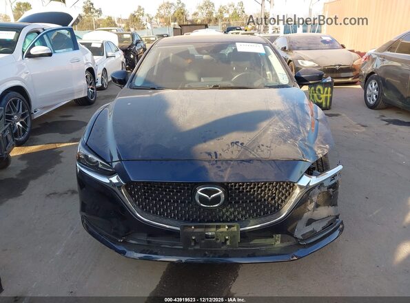 JM1GL1VM3L1527536 2020 MAZDA 6 Black Widok wnętrza z tyłu