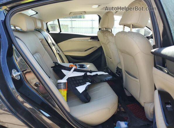 JM1GL1VM5M1617031 2021 MAZDA 6 Black Vista de los asientos traseros