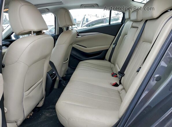 JM1GL1VM6M1603297 2021 MAZDA 6 Gray Rear seats view